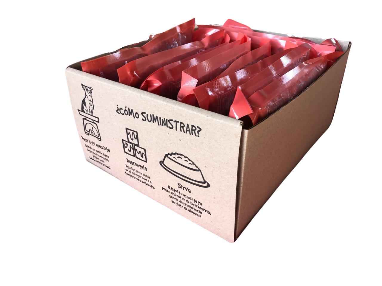 Menú Carne de Vacuno Semicocido (300gr)