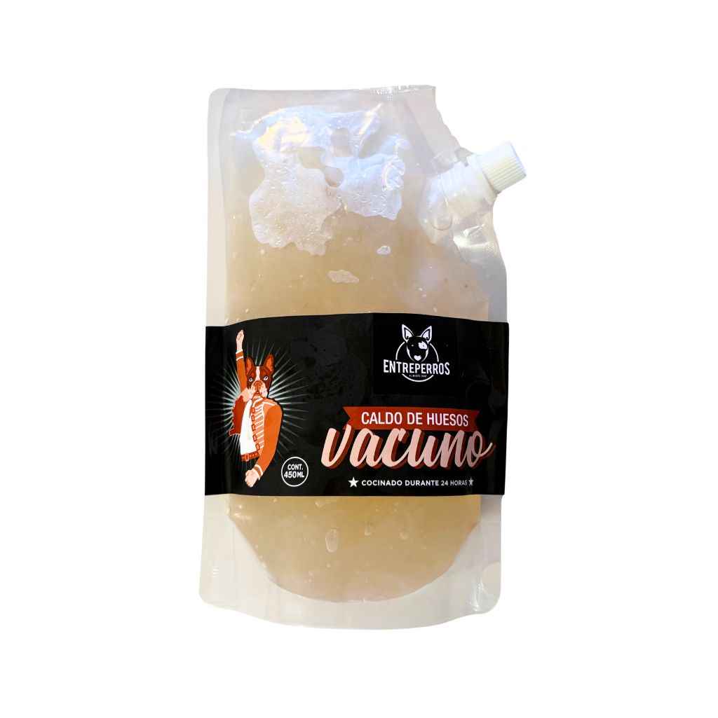 Caldo de Hueso de Vacuno NUEVO FORMATO (doy pack 450 ml.) 2 X 1