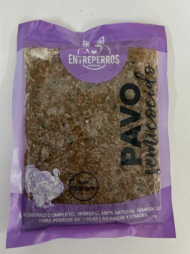 Menú PAVO semicocido (300gr)